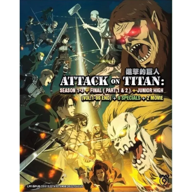 Attack On Titan (Season 4 - Part 2: VOL.1 - 12 End) ~ English