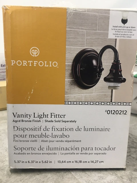 Portfolio vanity light shades deals
