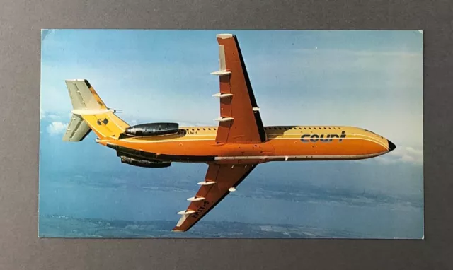 Court Line Bac1-11 500 One-Eleven Manufacturers Sales Card Courtline Clarksons