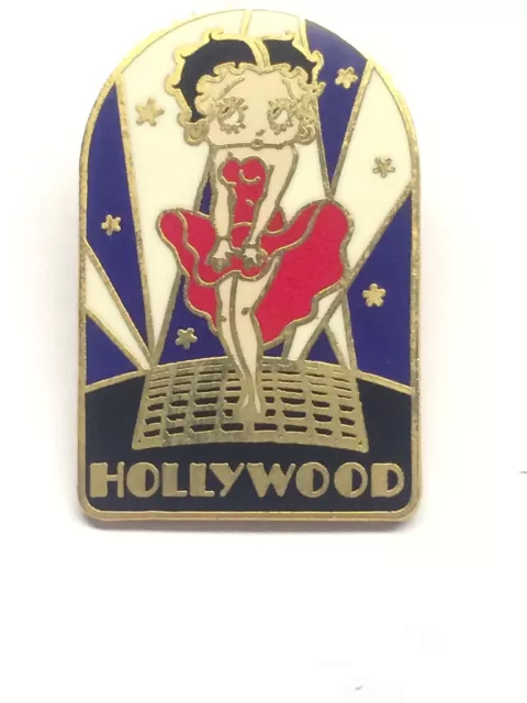 BETTY BOOP Marilyn Monroe Hollywood Tribute Jacket Hat Lapel Pin Fashion Broach