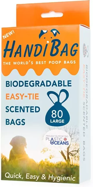 Handibags Sacs Pour Handiscoop Biodégradable Dog Poo Sacs (80Pcs)