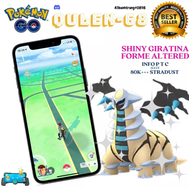 Kelven on X: Shiny Altered Giratina is available ! #PokémonGO   / X