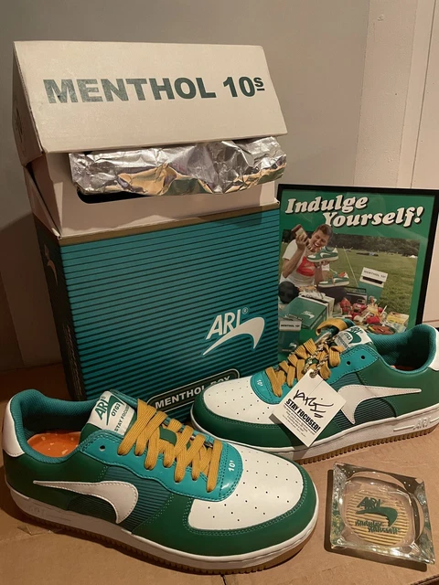 Verzamelen Havoc Overblijvend 2006 ARI MENTHOL 10s UNWORN Size 11 letter of Authentication #9 /252 AF1  Newport $18,500.00 - PicClick