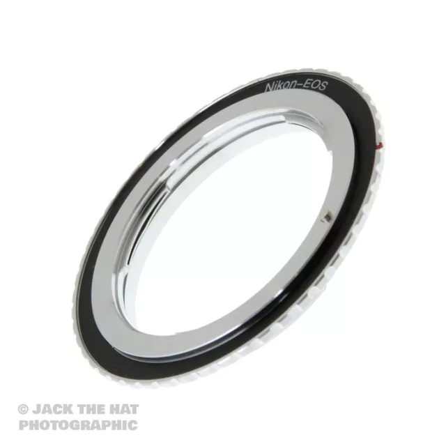 Professional Nikon F to Canon EOS EF / EF-S Lens Mount Adapter Ring. Adaptor.