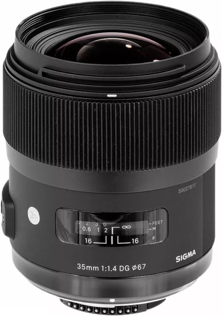 Sigma 35mm f/1.4 DG HSM Art Lens for Canon DSLR Cameras - 340101