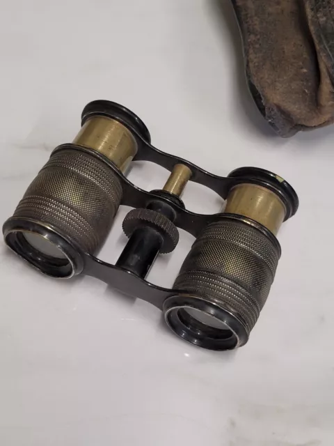 antique brass opera glasses small binoculars