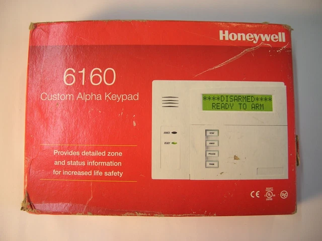 Teclado personalizado Honeywell 6160 alpha