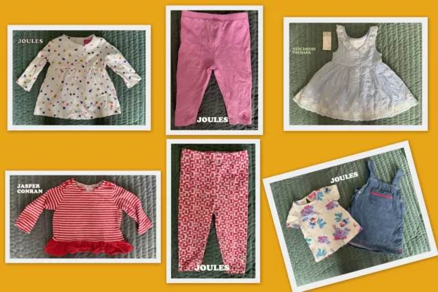 Bundle Of Baby Girls Clothes 6-9 months JOULES,JASPER CONRAN,PRIMARK