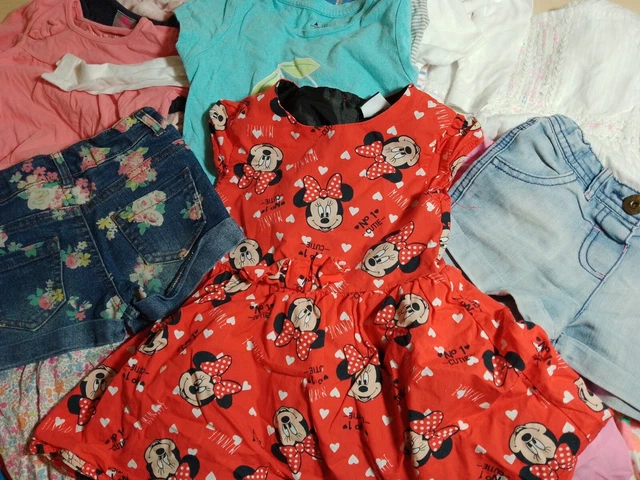 Girls Age 2-3 Years Clothing Bundle x 20 NEXT Ladybird Nutmeg Trespass GAP