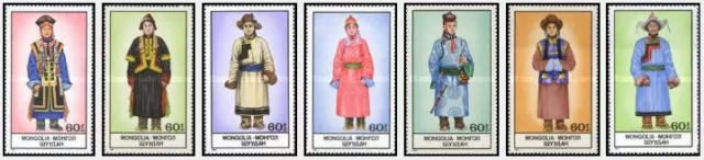 Timbres Folklore Mongolie 1410/69 ** lot 11491