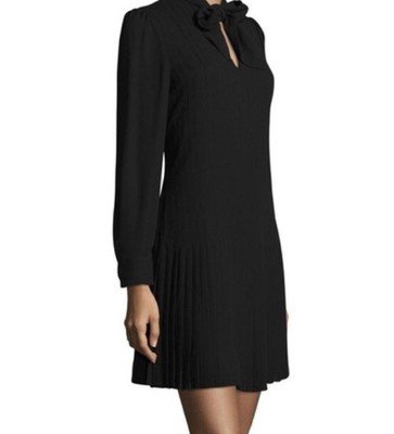 kate spade pleated georgette dress sz 10 $428 Retail NWT