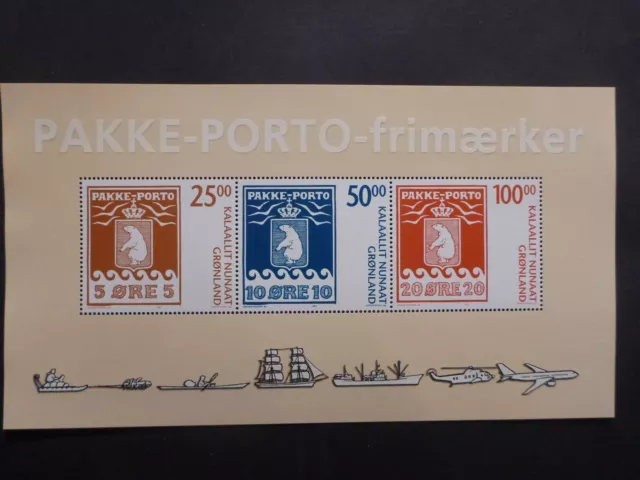 GREENLAND 2007 The 100th Anniversary of the Parcel Post Stamps M/S Mint Stamps