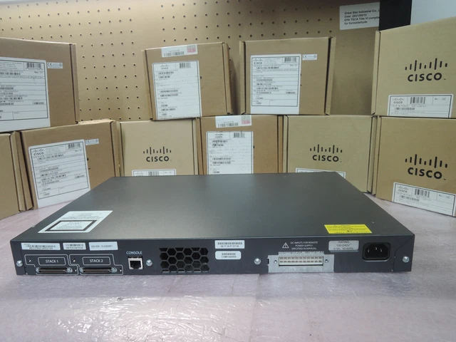 CISCO WS-C3750V2-48PS-E 48 Port IP Service Switch. 90 Day's warranty ...