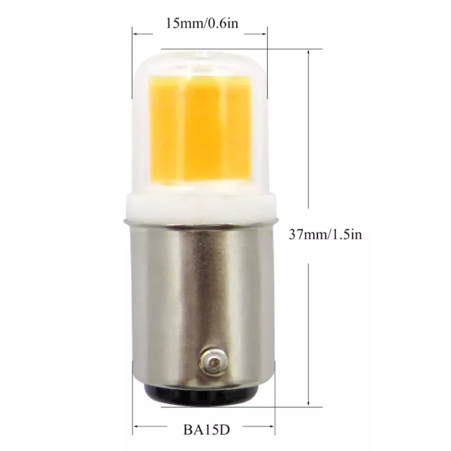 BA15D LED bulb LED Bulb 4W COB 1511 Light 220V For sewing machine/vacuum cleaner 3