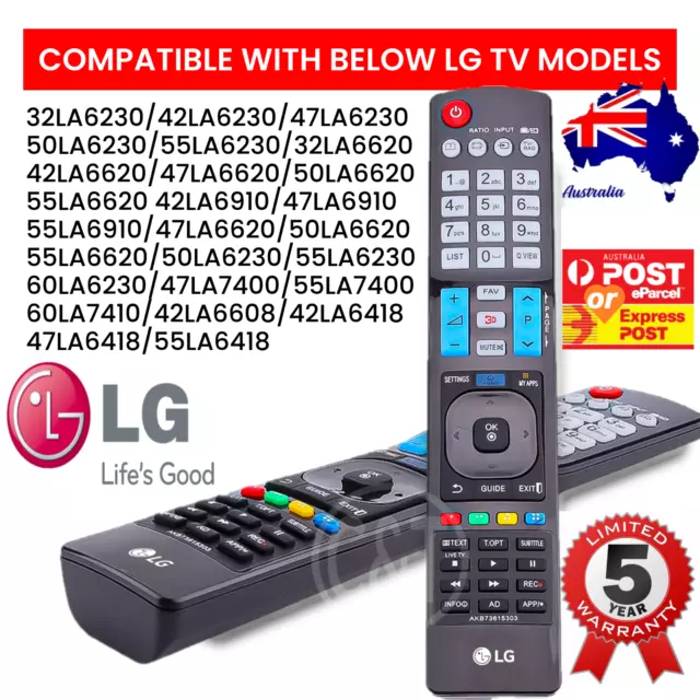 Genuine LG TV Remote Control AKB73615362 For 3D HDTV LED LCD TV  2000-2022 Year