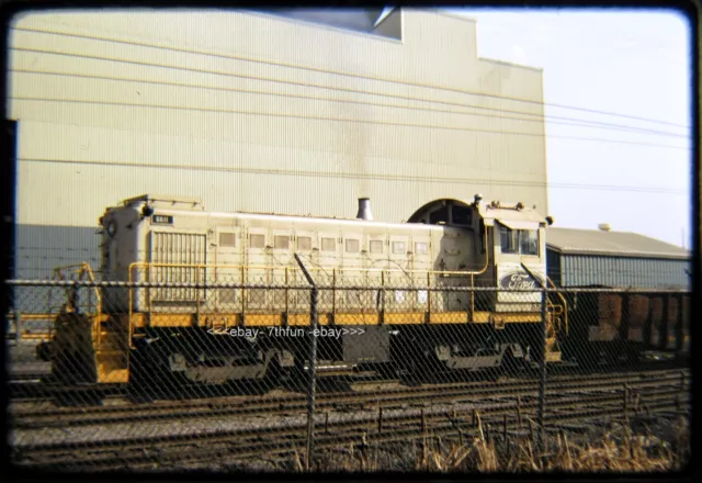 Original Eisenbahnrutsche OSLD Ford 6611 ALCO S3 Dearborn MI 3/8/70