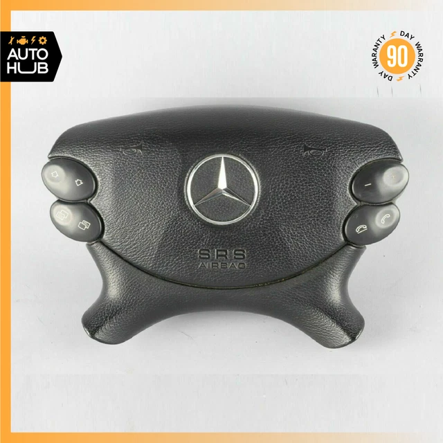 MERCEDES W209 CLK500 E350 SL500 Steering Wheel Airbag Air Bag Black OEM
