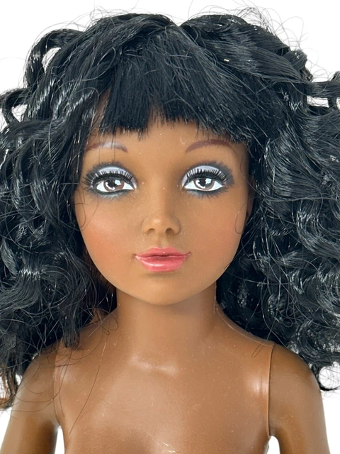 Ideal Tiffany Taylor African American 18" Doll 1973 Black and Auburn Hair OOAK