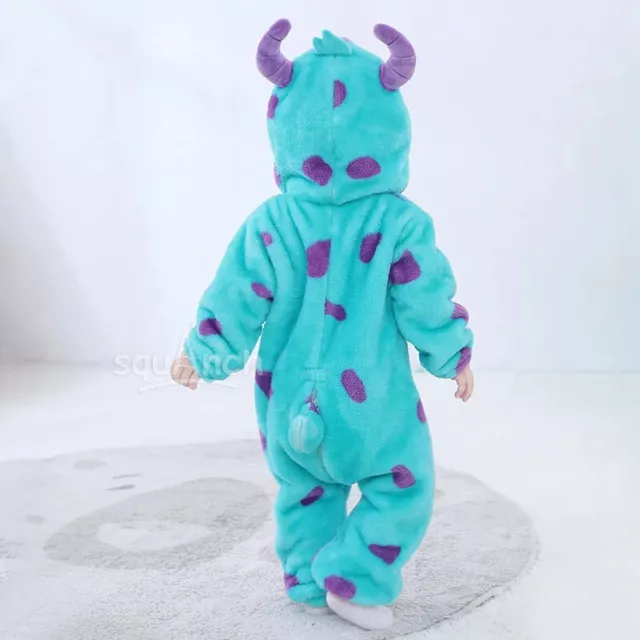 Disfraz Ropa de bebé Halloween Cosplay Pijama Invierno Conjunto Niño Niña Mono 2