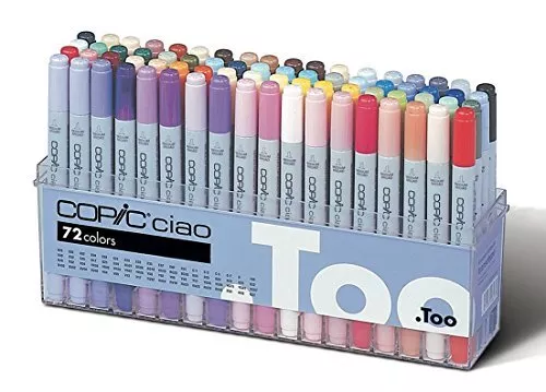 Too Copic Ciao 72 colors A set Artist Markers Manga Japan import