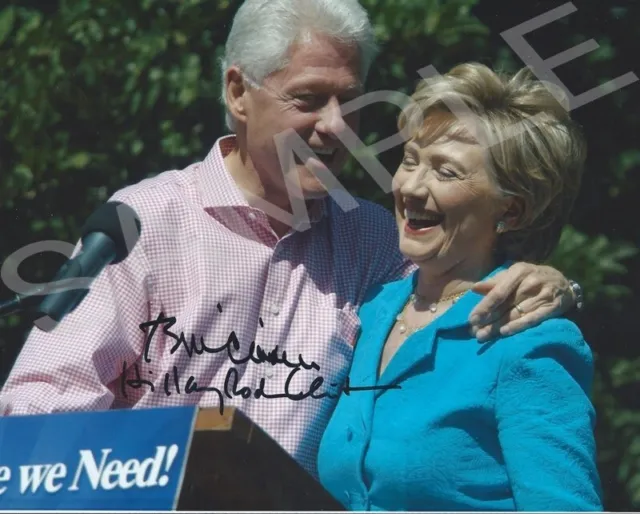 Photo Hillary Clinton Autographe Signed 10 x 15 cm HC