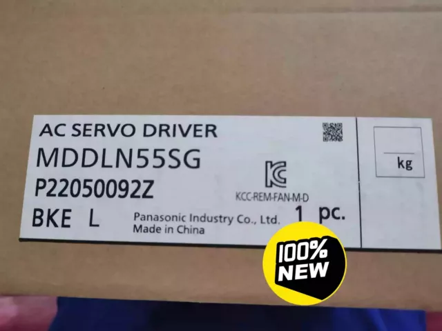 1pcs Panasonic MDDLN55SG AC SERVO DRIVER NEW#HL