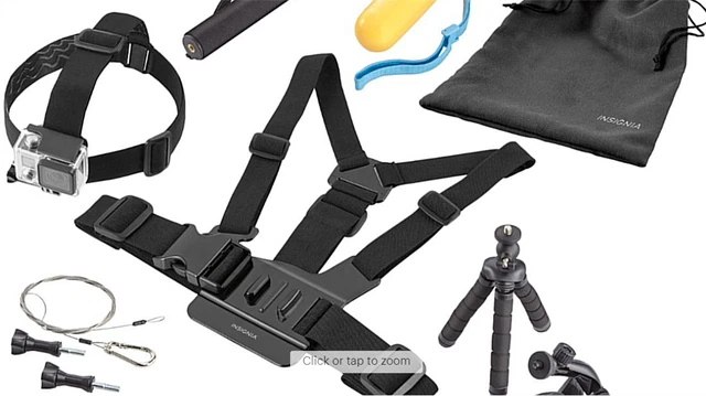 Kit de accesorios esenciales Insignia FitS GoPro, héroe, cámaras de sesión + extras