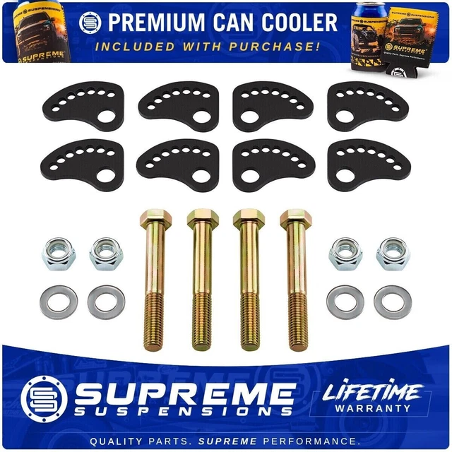 Camber Lock Alignment Fix for 99-18 Silverado Sierra 1500 Upper Arm Cam Bolt Kit