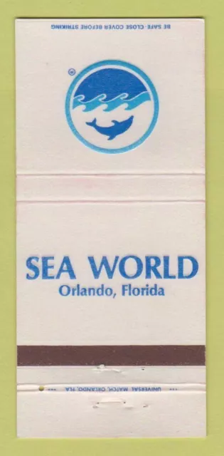 Matchbook Cover - Sea World Orlando FL 30 Strike