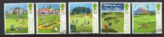 GB 1994 Scottish Golf Courses fine used set stamps