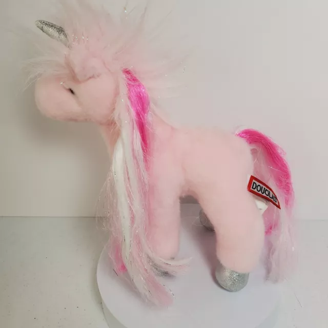 Douglas Toys Ava Pink Princess Unicorn Plush Stuffed Animal Toy 8"