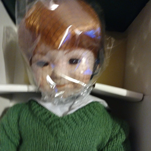 "Snips And Snails" 15" Red Haired Boy Porcelain Doll  By Artist Dianna Effner