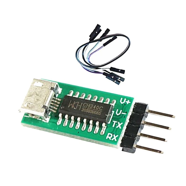 CH340C MICRO USB to TTL Serial Port ISP Download Module 5V/3.3V 500mA ...