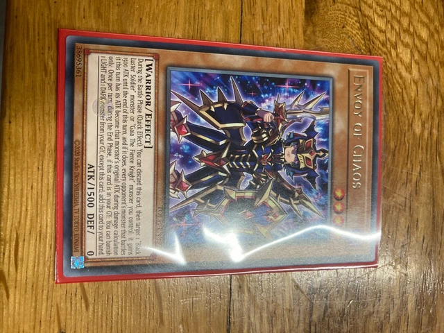 TOCH-EN039 ENVOY OF CHAOS Rare mixed Edition YuGiOh Card near mint condition 