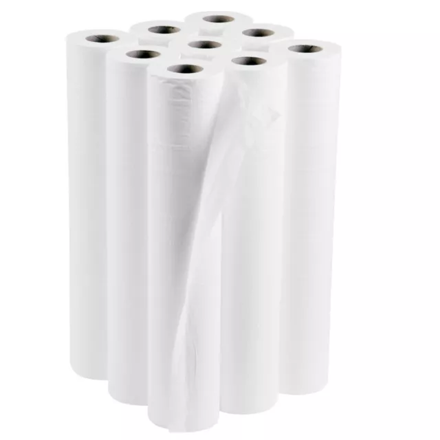 Premium Quality White 20" Couch Rolls - 40 Metres Roll for Hygiene Massage Salon