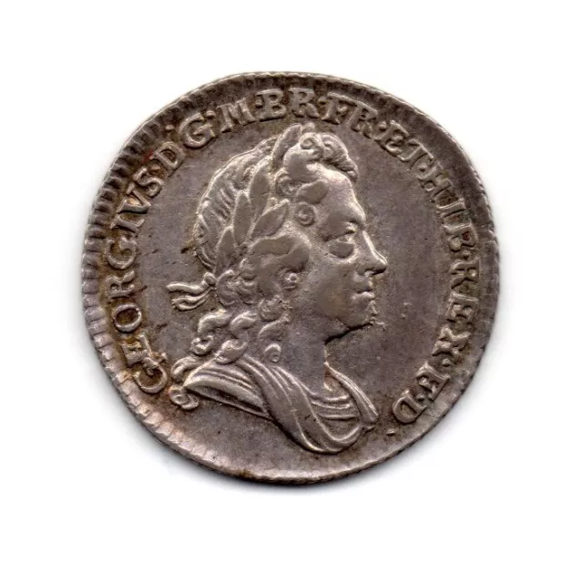 1723 Sixpence, George I, SSC (South Sea company)