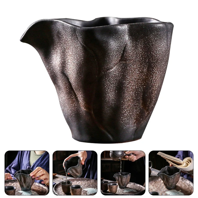 Jarra de cerámica copa justa taza para compartir jarra de leche decorar