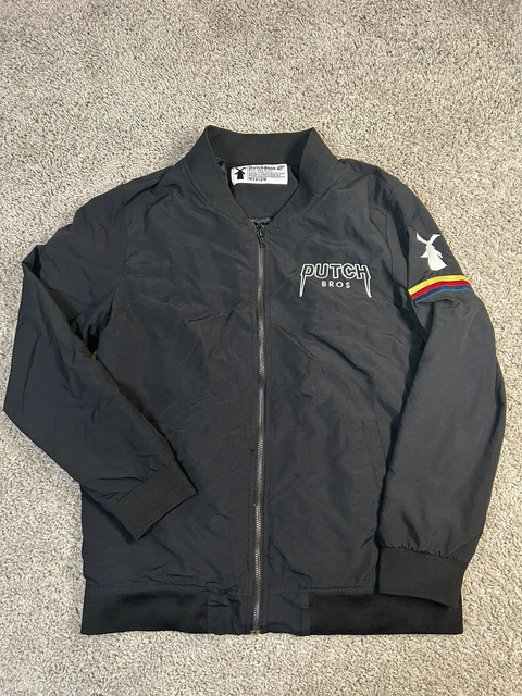 DUTCH Bros BROTHERS Adult Medium WindBreaker METALLICA Logo QUILTED Jacket