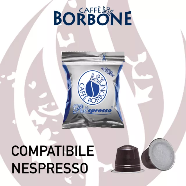 200 Capsule Cialde Caffee Compatibile Nespresso* Respresso Blu Caffe Borbone