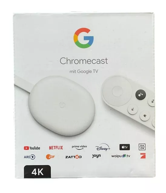 Google Chromecast mit Google TV 4K NEU / OVP Händler Garantie