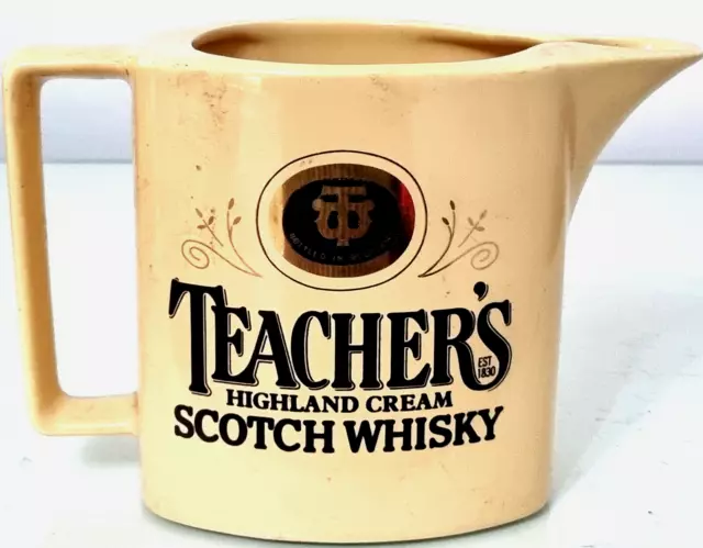 Vintage Wade Ceramic Teachers Highland Cream Scotch Whisky Water Jug VGC