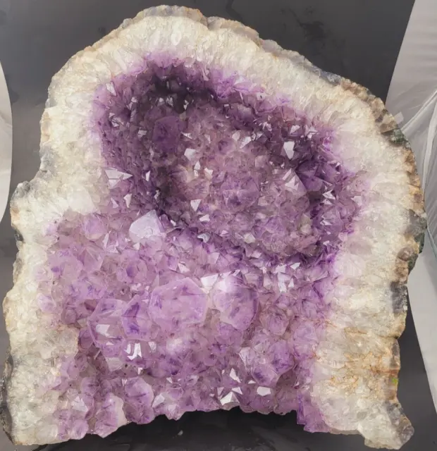 80LB Large Natural Amethyst geode quartz cluster specimen crystal energy Healing