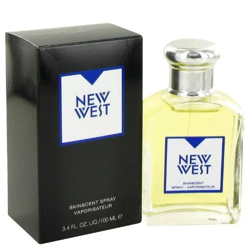 New West Skinscent Spray 3.4 Oz Bottle For Men *New In Box*