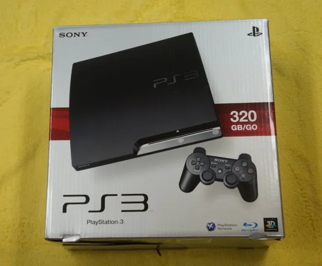 Sony PlayStation 3 de 320Go-Noire  en boite d'origine