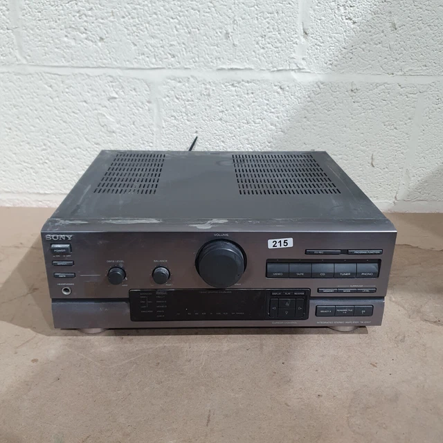 Sony TA-D507 Black Manual 50W 50/60Mhz Stereo Integrated Amplifier - For Parts