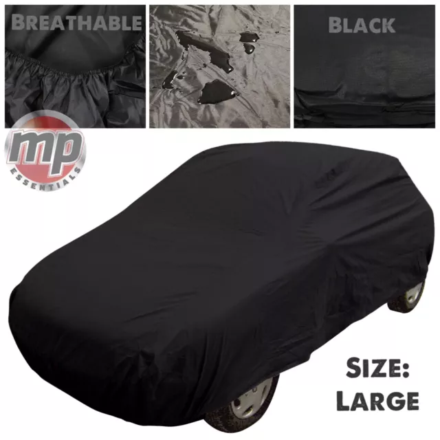 Black Indoor & Outdoor UV Rain Ice Breathable Full Car Cover for Subaru Impreza