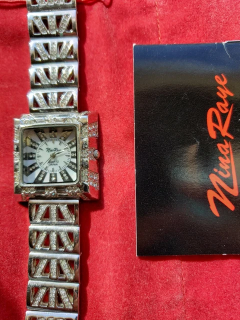 $475, NINA RAYE women watch ,Japan Quartz,with Swarovski crystal