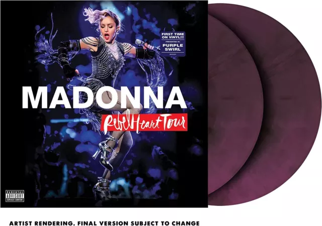 Madonna - Rebel Heart Tour (2022) 2 LP Pourpre Swirl Vinyl