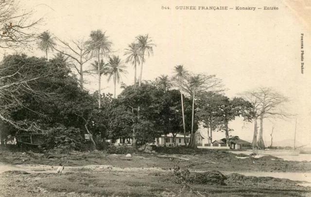 Carte GUINEE Française KONAKRY CONAKRY Entrée