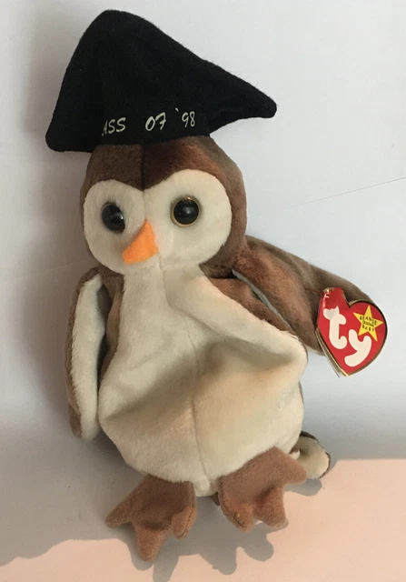 Ty Beanie Baby Wise The Owl 1997 With Tag Sku131009P